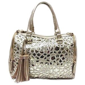 Gold Sequin tassel purse